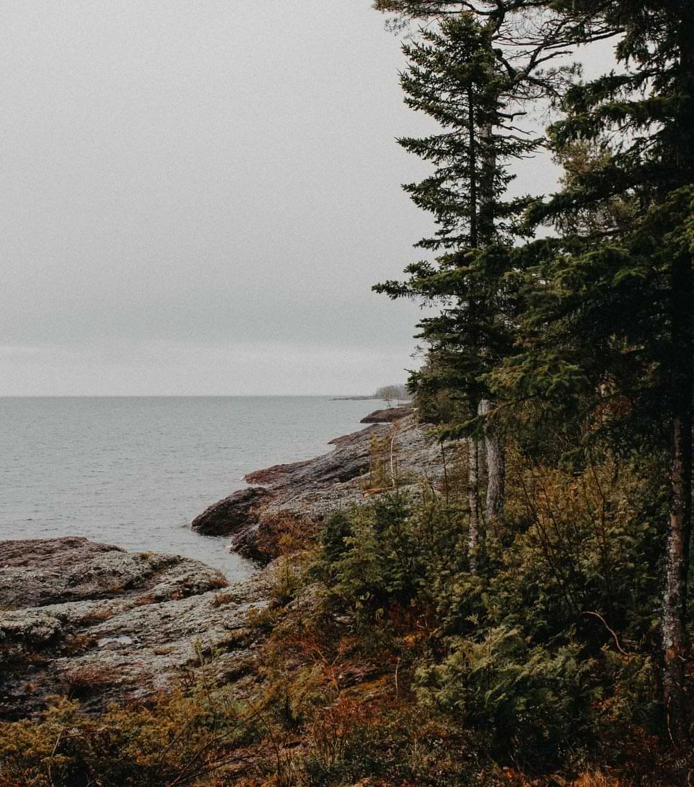 scenic view of Lake Superior's shore