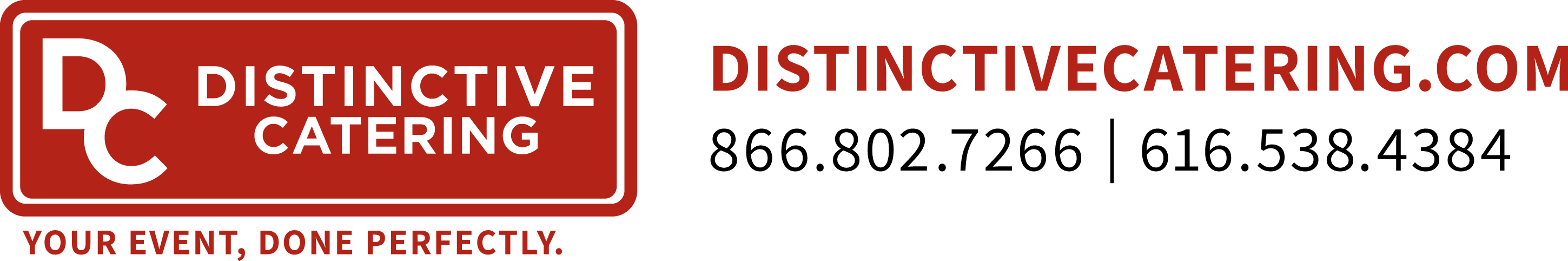 distinctive catering logo
