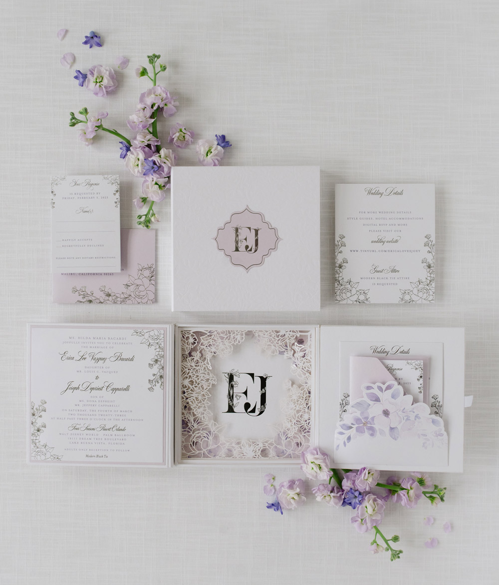 wedding invitations from LePenn Designs