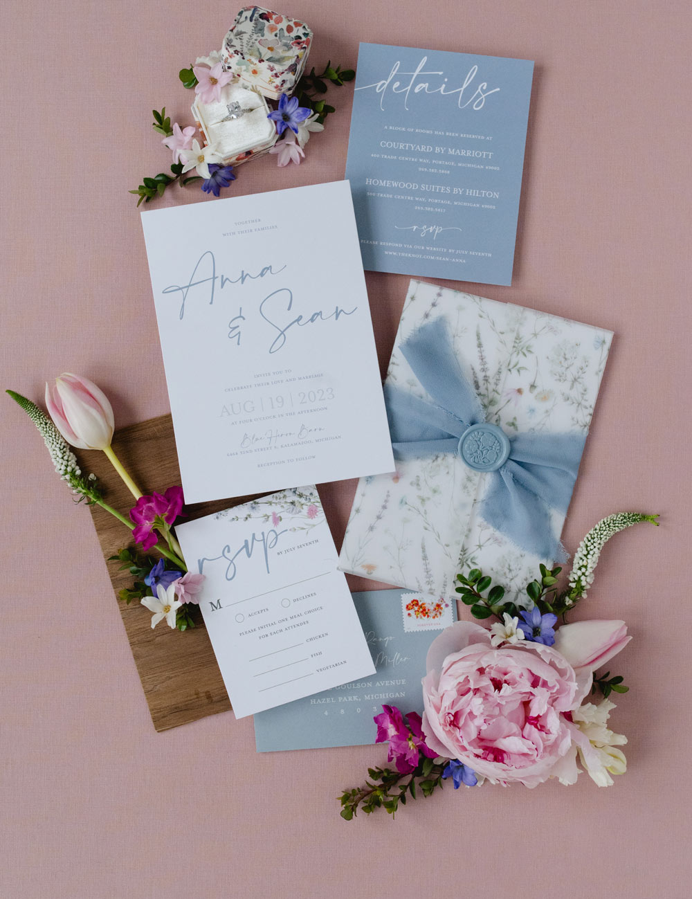 wedding invitations from Noteworthy by Design